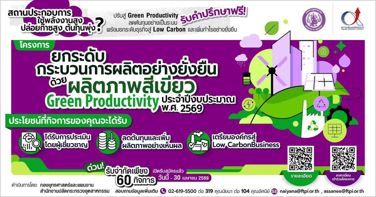 Banner Green Productivity